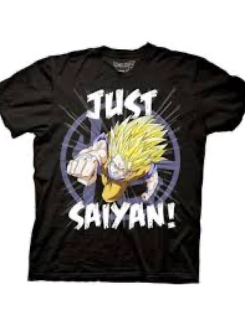 Ripple Junction Dragon Ball Z 'Just Saiyan' Short Sleeve Graphic T-Shirt